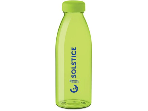 Botella RPET 550ml Spring Verde lima transparente detalle 34