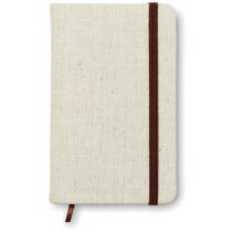 Cuaderno A6 con tapa de canvas