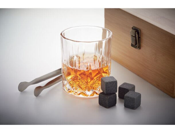 Set de whisky Inverness Madera detalle 4