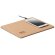 Alfombrilla corcho cargador 10W Wireless Matty Beige detalle 5