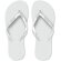 Chanclas de playa con tiras de pvc blanca personalizado