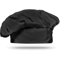 Gorro de chef 130gr m2 negro personalizado