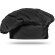 Gorro de chef 130gr m2 negro personalizada