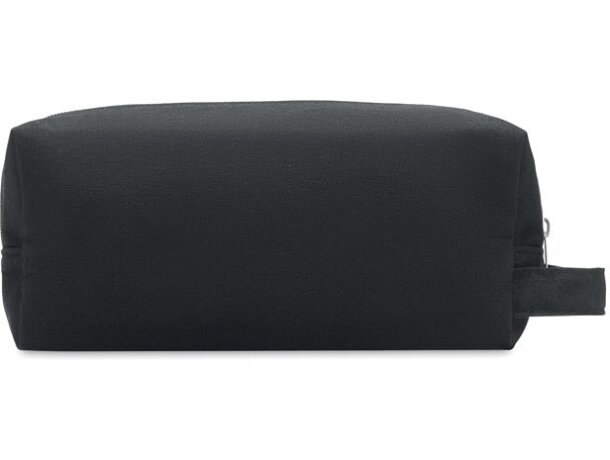 Neceser cremallera de canvas orgánico 220 g/m2 BIA Negro detalle 1