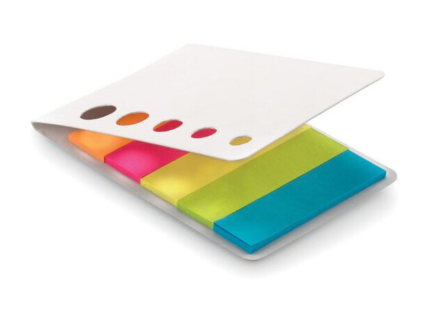 Bloc notas adhesivas Memosticky 5 tonos papel beige compacto Beige detalle 3