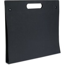 Carpeta fabricada en cartón con asa negra Carpeta fabricada en cartón con asa negra