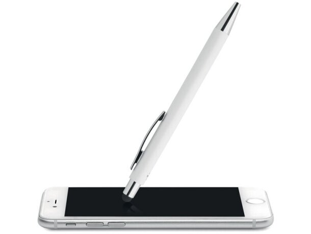 Boligrafo stylus antibacterial Blanquito Clean con logo