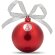 Altavoz bola de navidad Jingle Ball promocional fácil conexión inalámbrica Rojo detalle 2