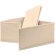Caja plegable de algodón con bolsa de cierre de cuerdas Beige detalle 2