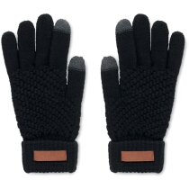 Guantes Takai RPET negros con función táctil
