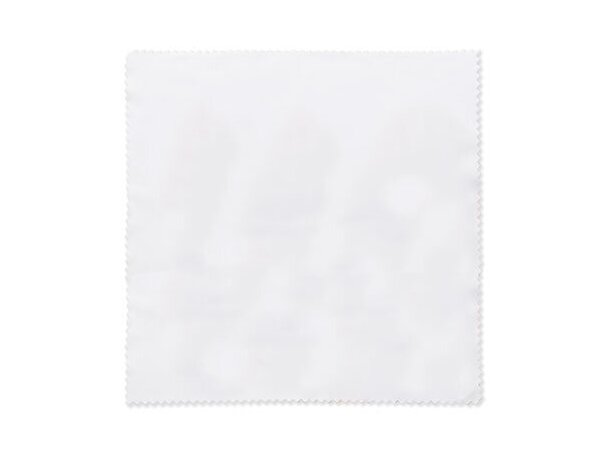 Toallita de RPET. 13x13 cm Rpet Cloth Blanco detalle 1