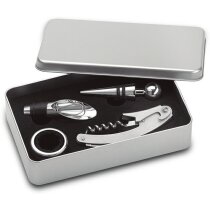 Set vino Winory personalizado caja metal mate