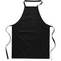 delantal de cocina en algodón personalizado negro delantal de cocina en algodón personalizado negro
