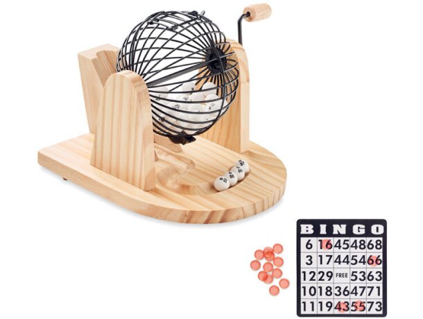 Juego de bingo Bingo Madera detalle 8