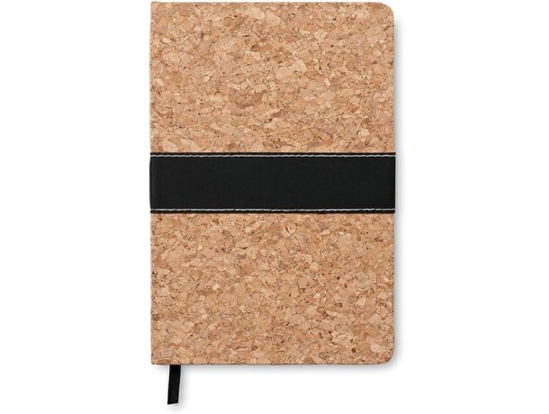 Cuaderno tamaño A5 con tapas de corcho personalizado marron Cuaderno tamaño A5 con tapas de corcho personalizado marron