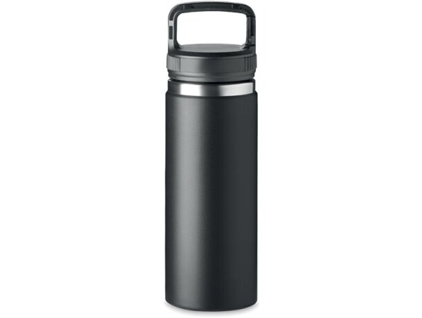 Botellas térmicas con asa integrada acero inoxidable 500ml Cleo Negro detalle 1