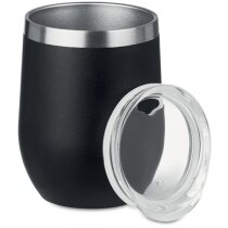 Vaso térmico personalizable acabado lacado negro
