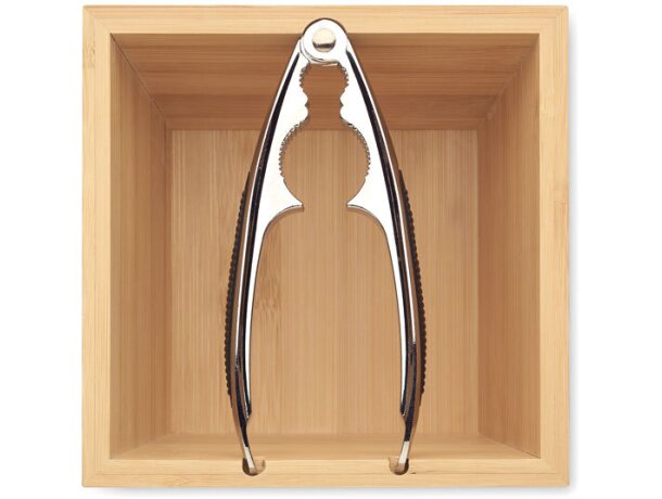 Bol para nueces incluye cascanueces de madera Nuez Madera detalle 1