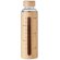 Botella vidrio tapa bambú 600ml Shaumar merchandising
