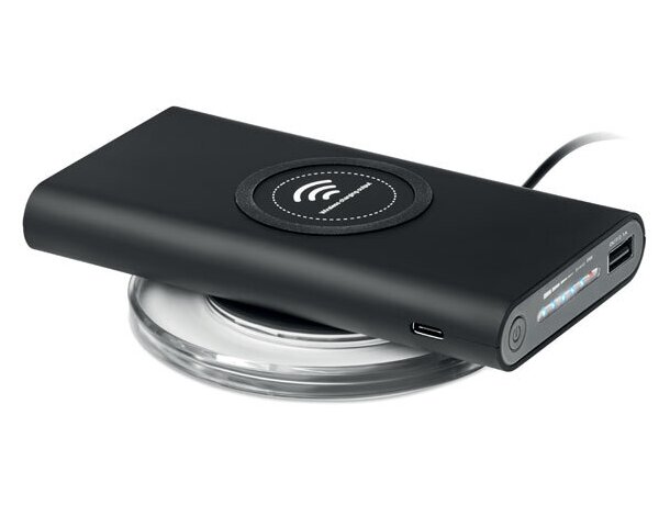 Powerbank corporativo de 8000 mah Vigor Negro detalle 3
