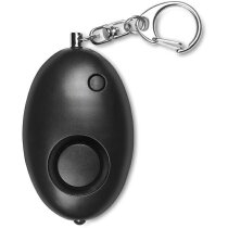 Llavero con mini alarma negro Llavero con mini alarma negro