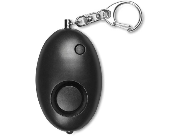 Llavero con mini alarma negro Llavero con mini alarma negro