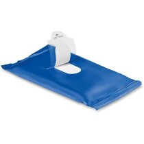 Bolsa con toallitas húmedas personalizada azul Bolsa con toallitas húmedas personalizada azul