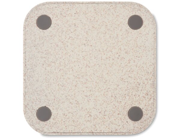 Cargadores inalámbricos con dos puertos Unipad++ Beige detalle 2