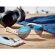 Gafas de sol personalizadas con uv400 bambu Honiara Azul detalle 10