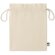 Bolsa ecológica 100% algodón orgánico Beige detalle 2