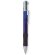 Bolígrafo con cuatro colores azul transparente economico