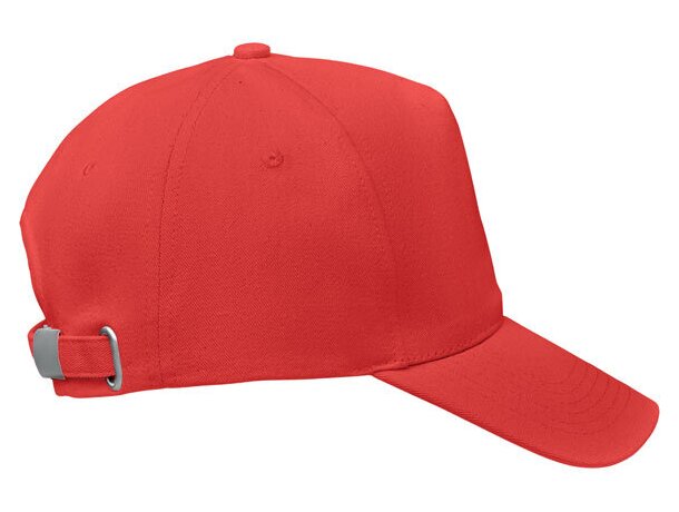 Gorra béisbol de alg. orgánico Bicca Cap Rojo detalle 10