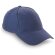 Gorra básica de algodón en colores azul