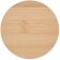 Posavasos redondo de madera Bayin Madera detalle 1