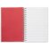 Libretas con anillas con hojas a rayas rPET Anotate Rojo detalle 7
