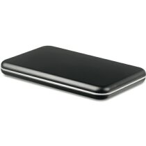 Powerbank recargable solar de 4000 mah personalizado negro Powerbank recargable solar de 4000 mah personalizado negro