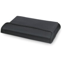 Portadocumentos de poliéster básico personalizado negro Portadocumentos de poliéster básico personalizado negro