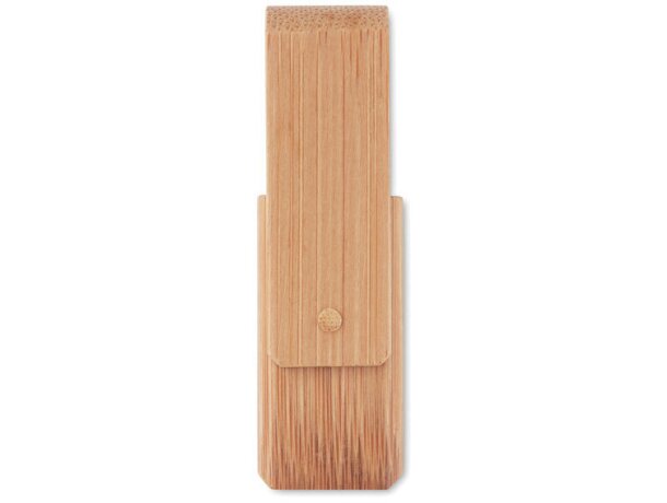 USB 16GB bambú Madera detalle 2