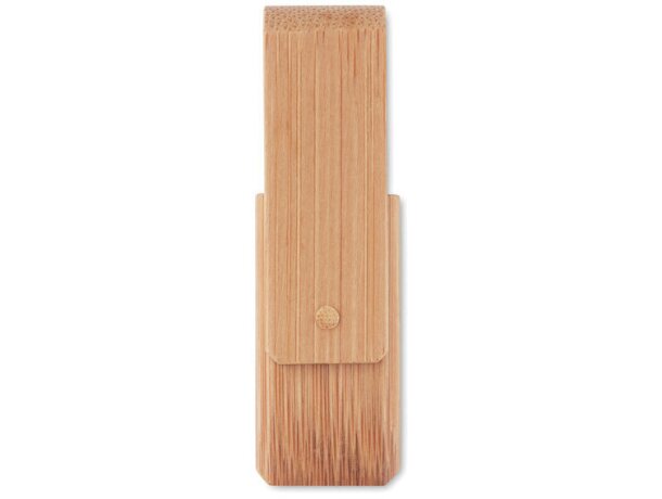 USB bambú ecológico 16GB con opciones de impresión madera