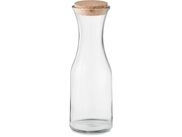 Jarra con tapa de corcho de forma clásica de cristal Picca Violeta detalle 6