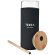 Vaso de 450 ml con tapa bambú Strass Negro detalle 5