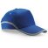 Gorra de beisboll con detalles reflectantes personalizada azul real