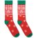 Par de calcetines de Navidad L Joyful L Rojo detalle 3