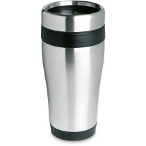 Vaso de acero térmico de diseño negro Vaso de acero térmico de diseño negro