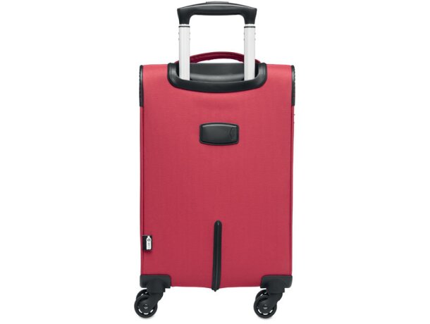 Trolley de 600D RPET Soft Voyage Rojo detalle 6