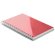 Libretas con anillas con hojas a rayas rPET Anotate Rojo detalle 6