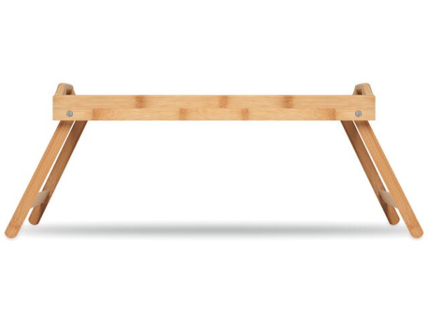 Bandeja con logo plegable de madera Markesa Madera detalle 1