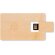 Memoria USB 16GB carcasa bambú Creditcard Plus Madera detalle 3