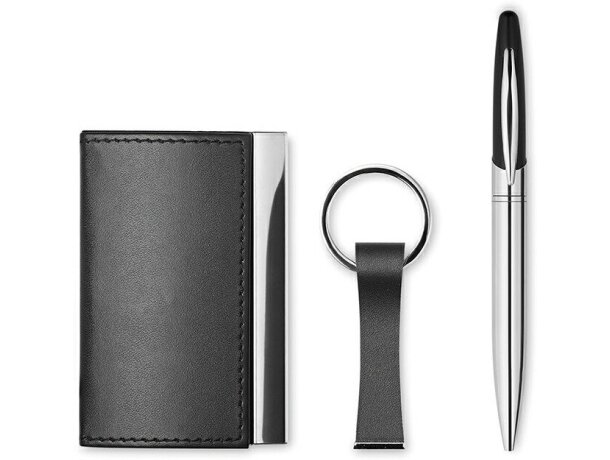 Estuche de regalo con 3 piezas en negro barato