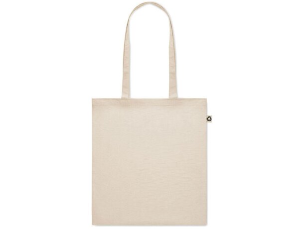 Bolsa 100% algodón normal 140 g/m2 Zoco Beige detalle 2